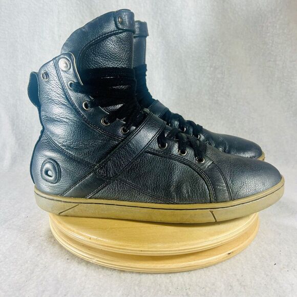 Heyday Footwear High Top Trainer Bodybuilding Weightlifting Men’s 10 Black Shoes - Picture 3 of 7